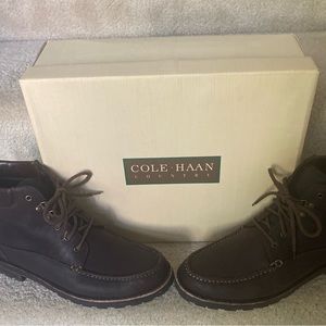 Leather low cut boots